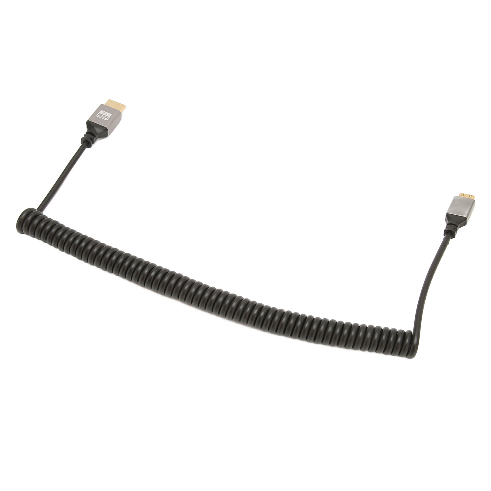 Mini-hd-multimedia-interface (4k, 60 Hz, 18 Gbit/s) Adapterkabel Mit Federmechanismus Für Tablets, Kameras, Fernseher Und Monitore. Mini-stecker Auf Hd-stecker.