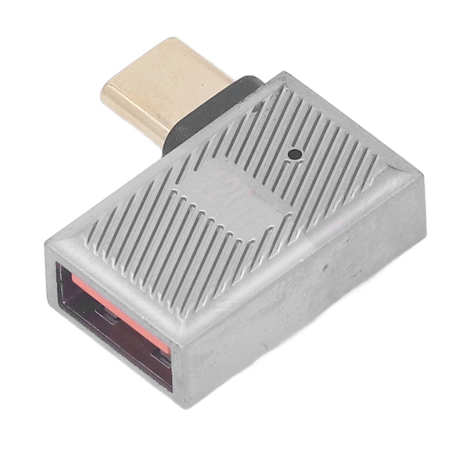 10 Gbit/s 120 W Usb-buchse Auf Usb-c-stecker Adapter Mit Leichtem Seitlichem Knick Für Mobiltelefone, Laptops, Pcs Und Ladegeräte