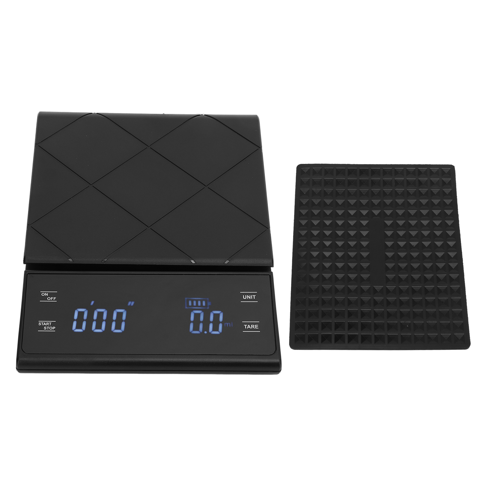 Küchenwaage Mit Timerfunktion, Led-touchscreen, Hoher Präzision, Automatischer Abschaltung, Robustem Und Rutschfestem Abs-gehäuse, Verschiedenen Maßeinheiten.
