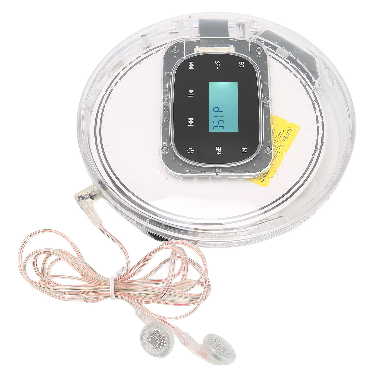 Wiederaufladbarer, Tragbarer Multifunktions-cd-player Mit Usb-c-anschluss Und Kopfhörern Für Zuhause Und Auto