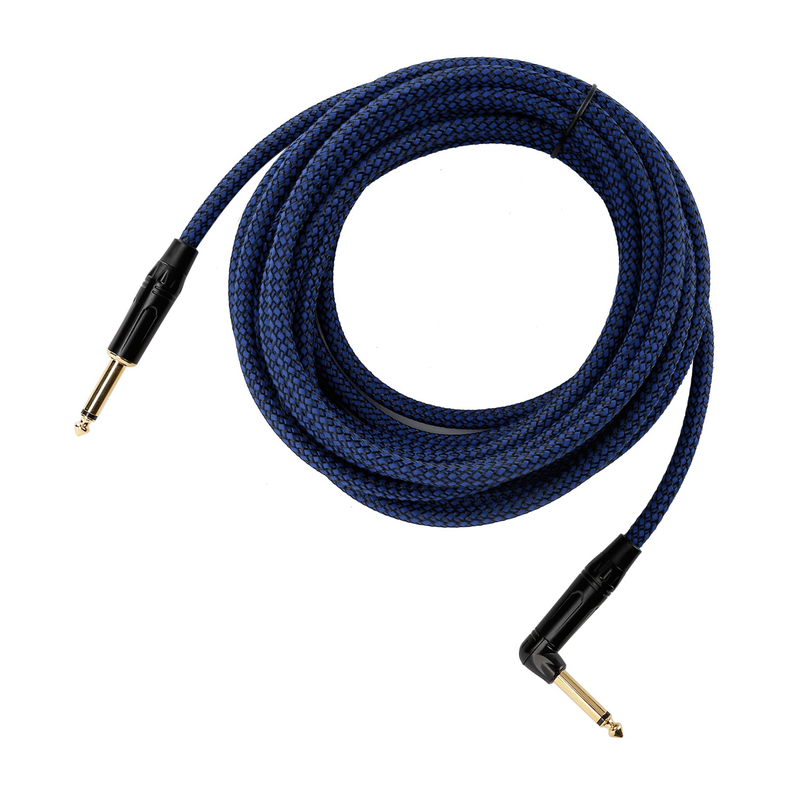Jorindo 6m Gitarren-audiokabel, 6,35-mm-stecker, E-gitarrenverstärker, Vergoldeter Stecker Und Schwarzer Mantel, Referenz Jd6218