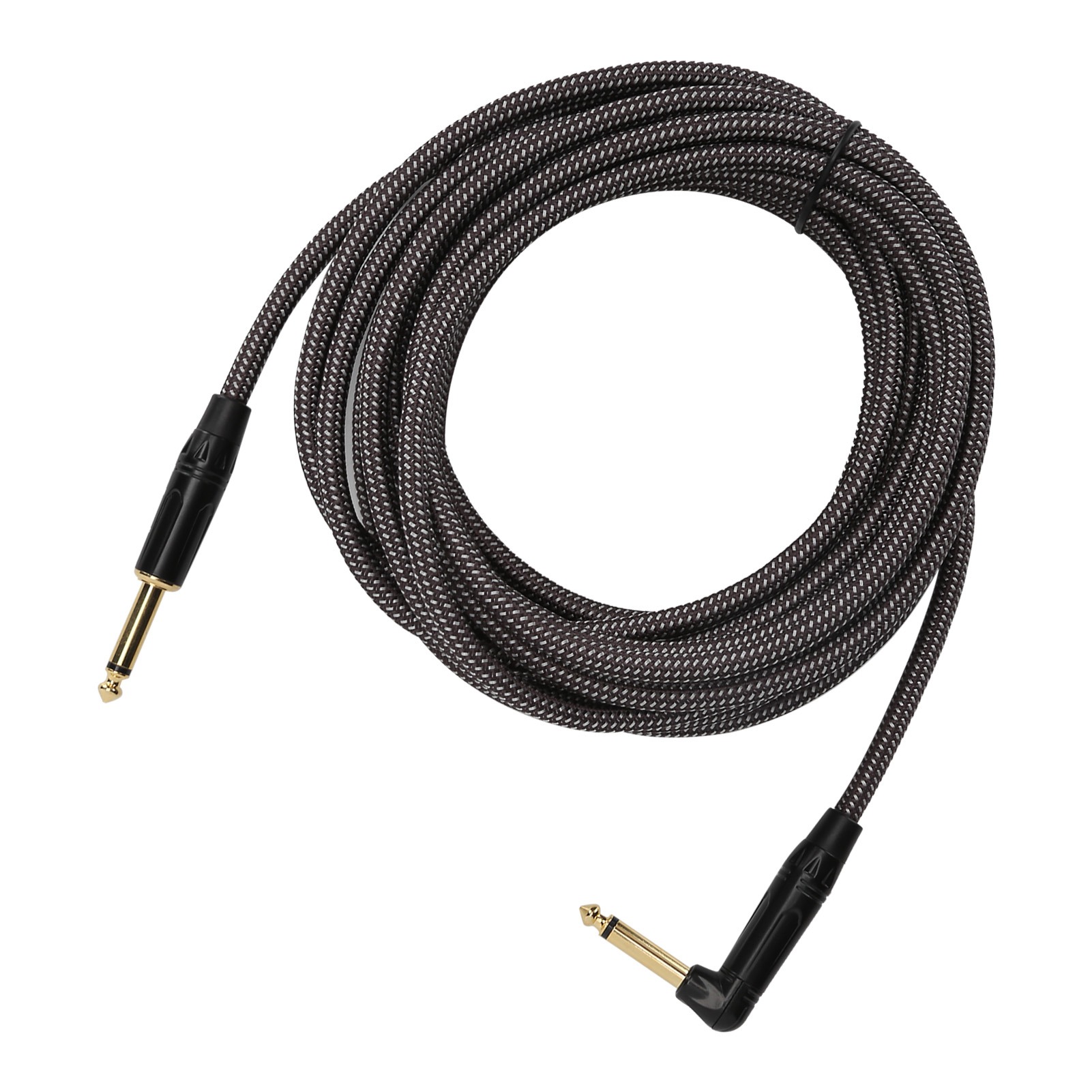 Jorindo 6m Gitarren-audiokabel, 6,35 Mm Stecker, E-gitarrenverstärker, Vergoldeter Steckerkopf Und Schwarzer Mantel (jd6219)