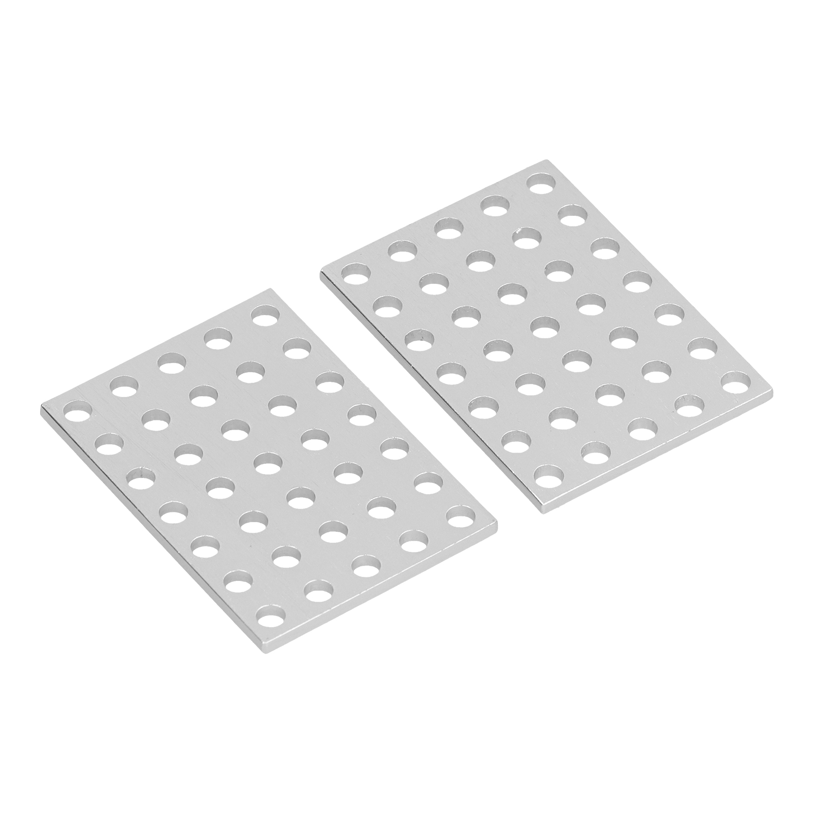 Set Aus 5 Flachen, Rostbeständigen Stahl-befestigungsplatten Für Reparatur- Und Eckverstärkungswinkel Für Roboter Und Holz