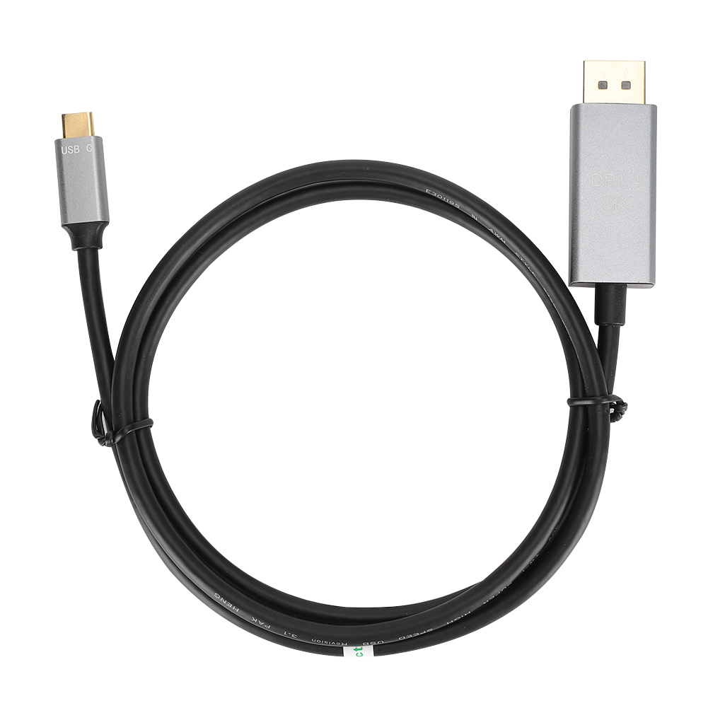 Usb-c-auf-displayport-8k-1.4-kabel Mit Audioübertragung Und Videosynchronisation Für Macbook, 1 Meter / 3,28 Fuß