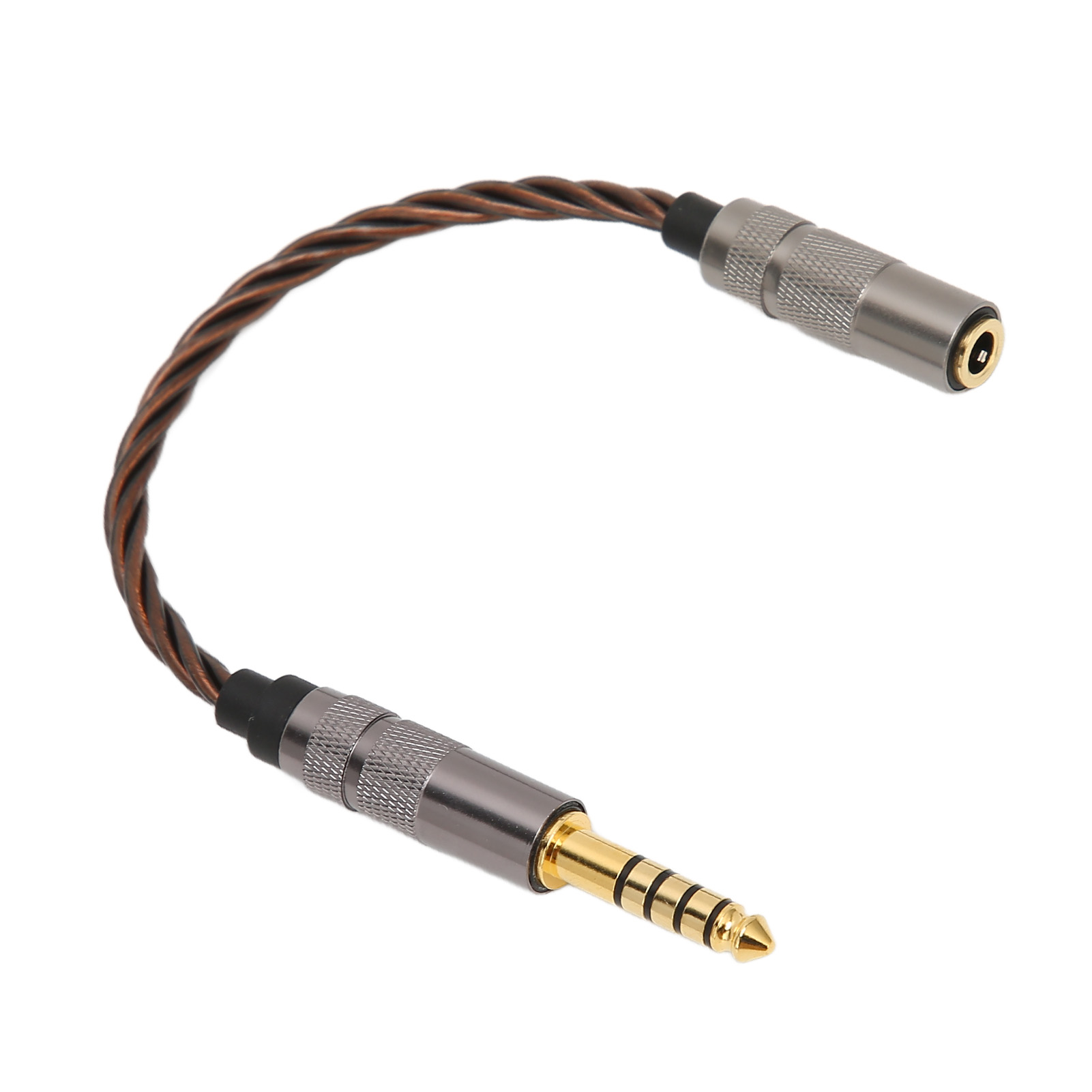 Vergoldetes Tragbares Kopfhörer-adapterkabel, 4,4-mm-klinkenstecker (symmetrisch) Auf 3,5-mm-stereo-klinkenbuchse, Für Musikliebhaber