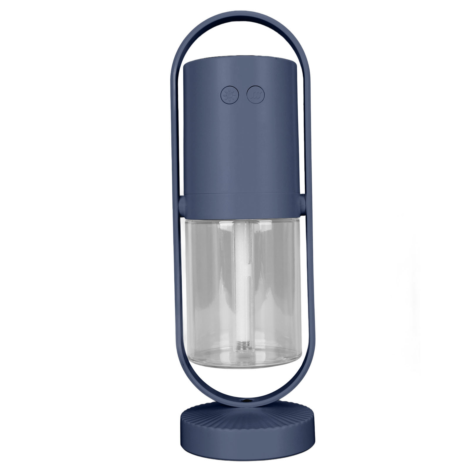 Tragbarer Rgb-luftbefeuchter Mit Kaltnebel, Ultraleise, Mit Led-licht, Ideal Für Babys, Auto Und Reisen (200 Ml, Blau-violett).