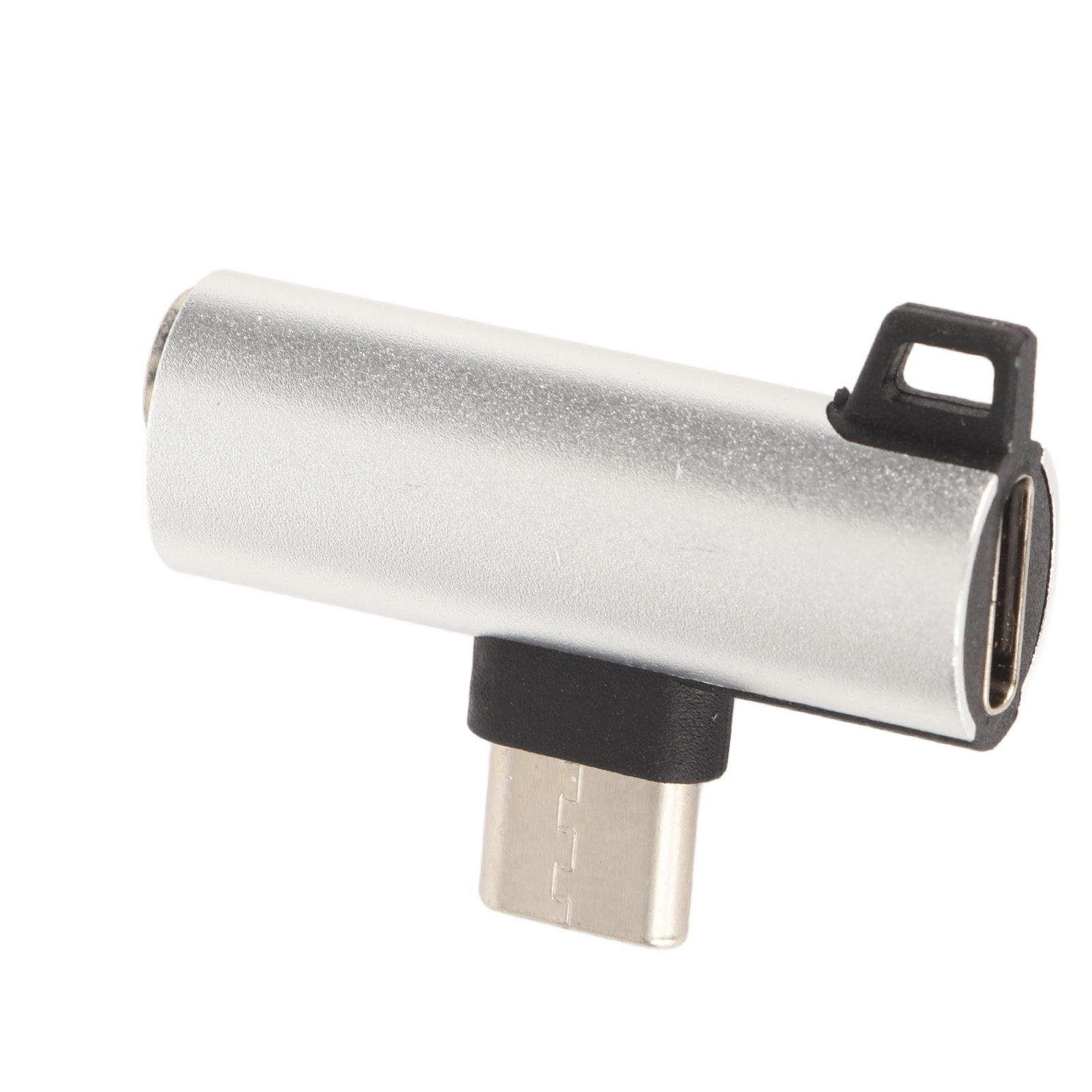 Usb-c-auf-3,5-mm-klinken-kopfhörer-ladeadapter, 2-in-1, Hi-fi-audio Mit Pd-schnellladefunktion (silber)