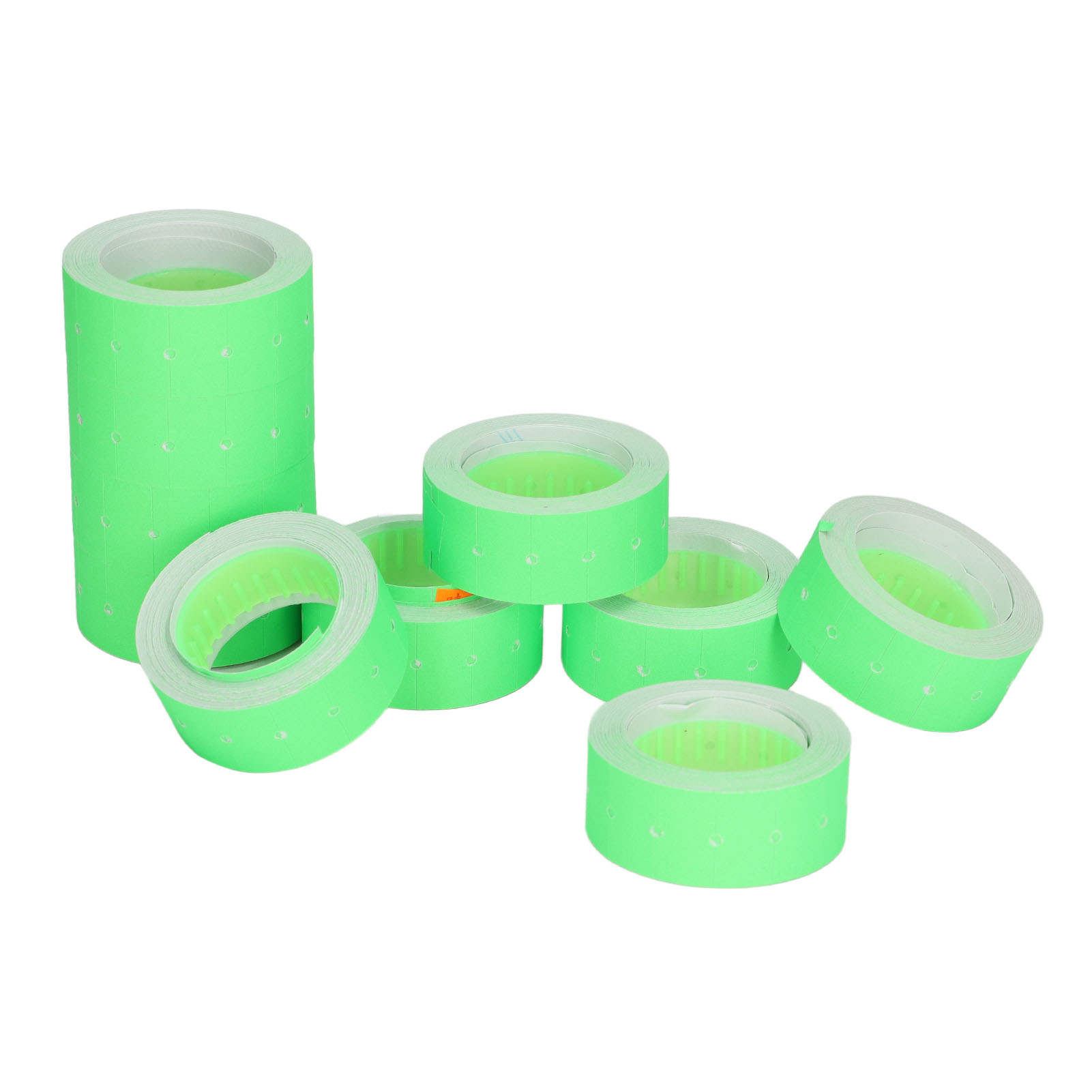 Preisschilder Für Etikettierpistole, 3 Röhren, 15.000 Stück, Einzeilig, 21 X 12 Mm, Fluoreszierend Grün, Für M5500 Mx5500