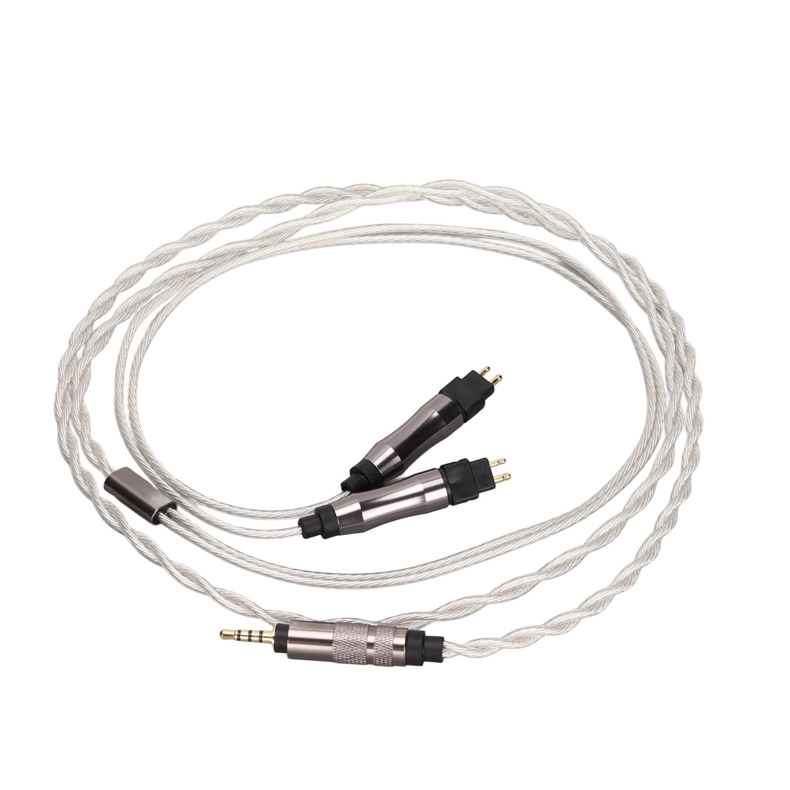 Versilbertes 36-adriges Ersatzkabel Für Sennheiser Hd414, Hd650, Hd600, Hd580, Hd25 Und Hd535 Kopfhörer
