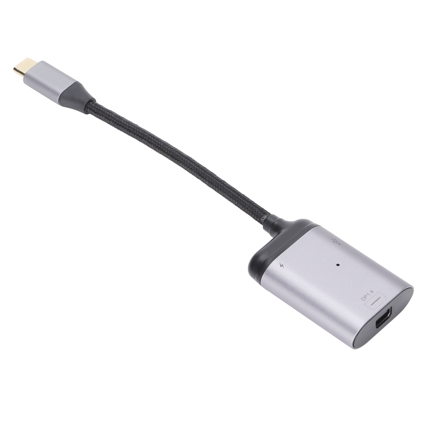 Jorindo Usb-c-auf-mini-displayport-adapter, Usb-c-auf-dp-konverter Mit Stromanschluss Und Usb-c-datenanschluss