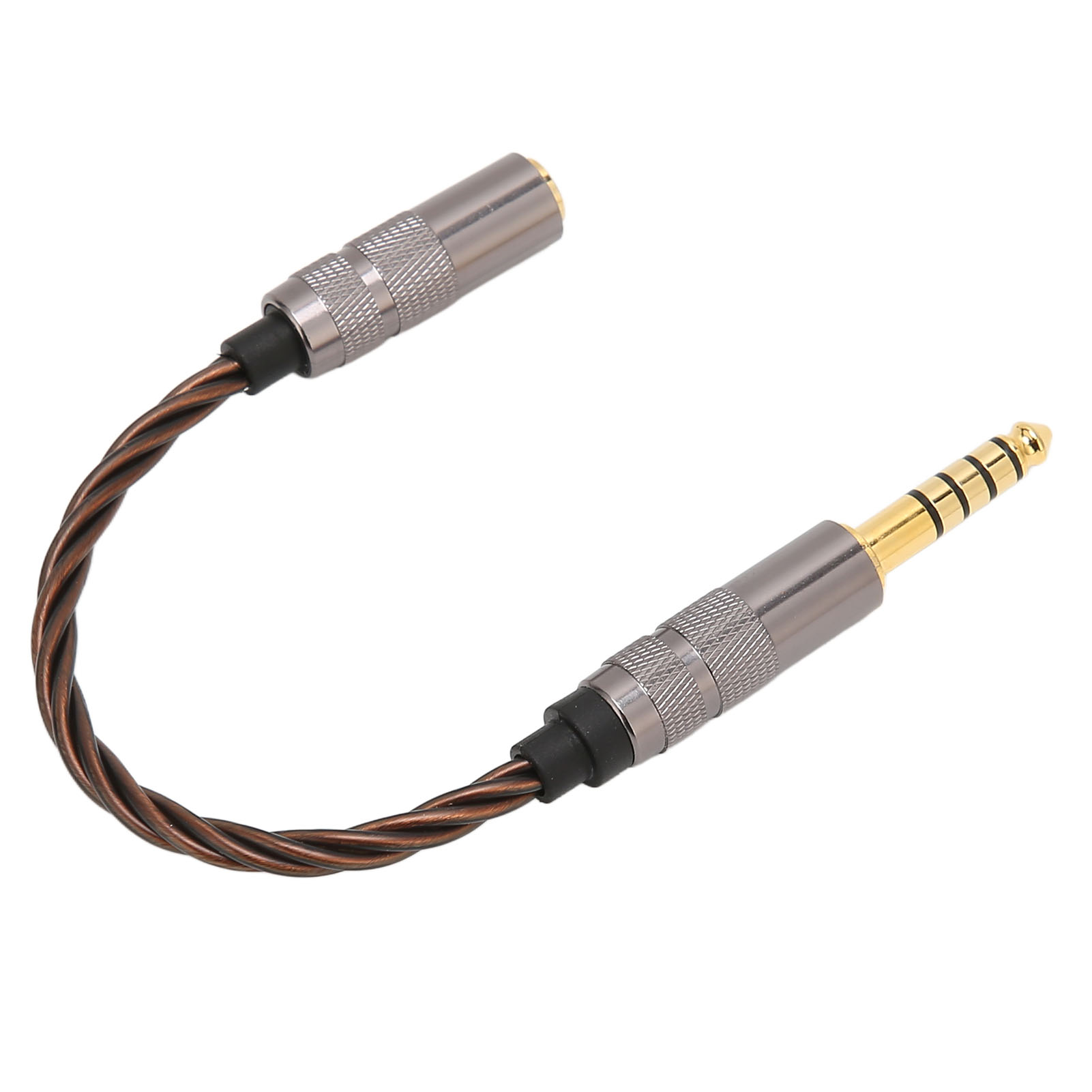 Symmetrisches Adapterkabel Von 4,4 Mm Auf 2,5 Mm, Vergoldete Stecker Und Buchsen, Für Kopfhörer, Ohrhörer Und Lautsprecher.