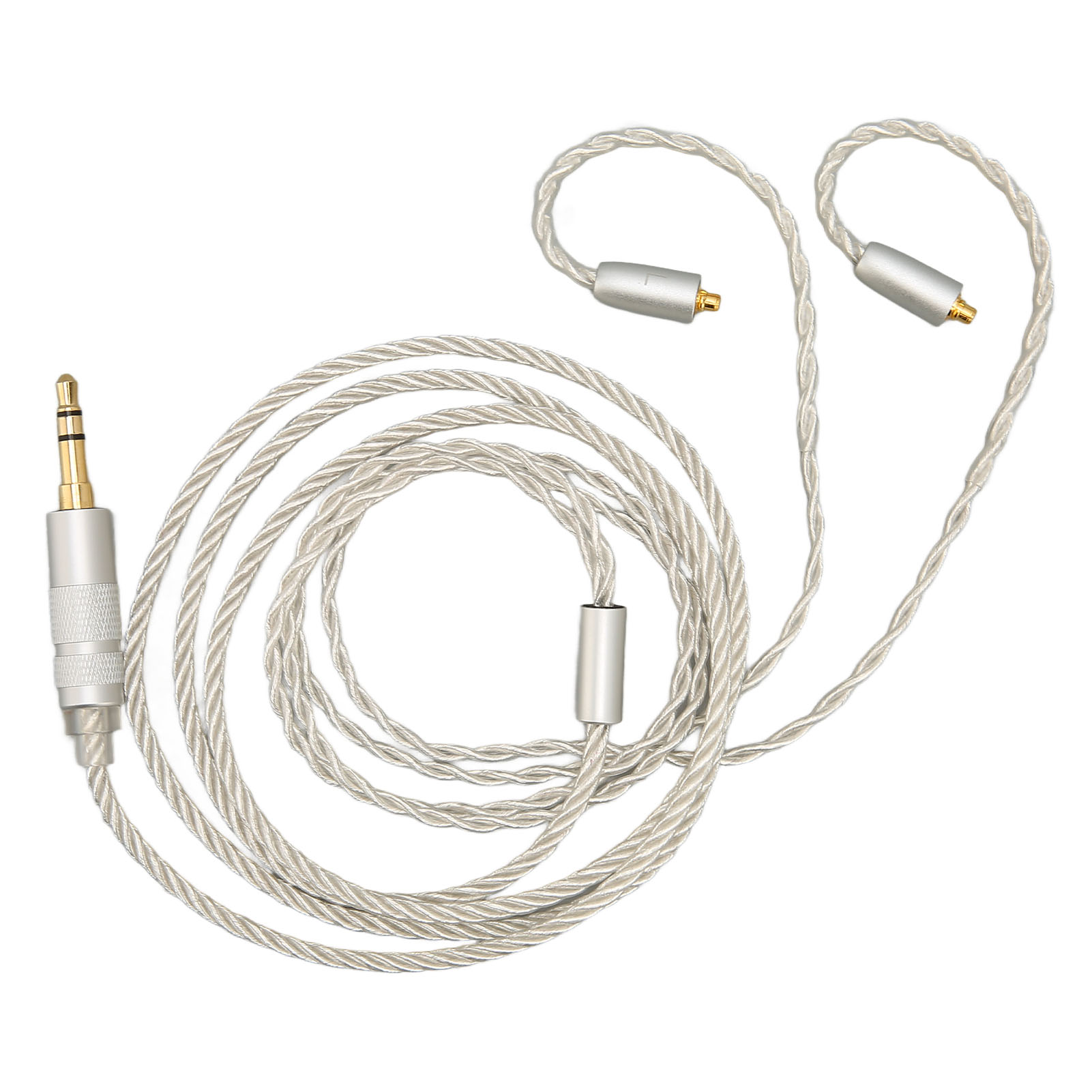 Ersatz-kopfhörerkabel, Versilbertes Kupfer, Hifi, 4-adrig, Mmcx Auf 3,5 Mm Klinkenstecker, 1,2 M (3,9 Ft).