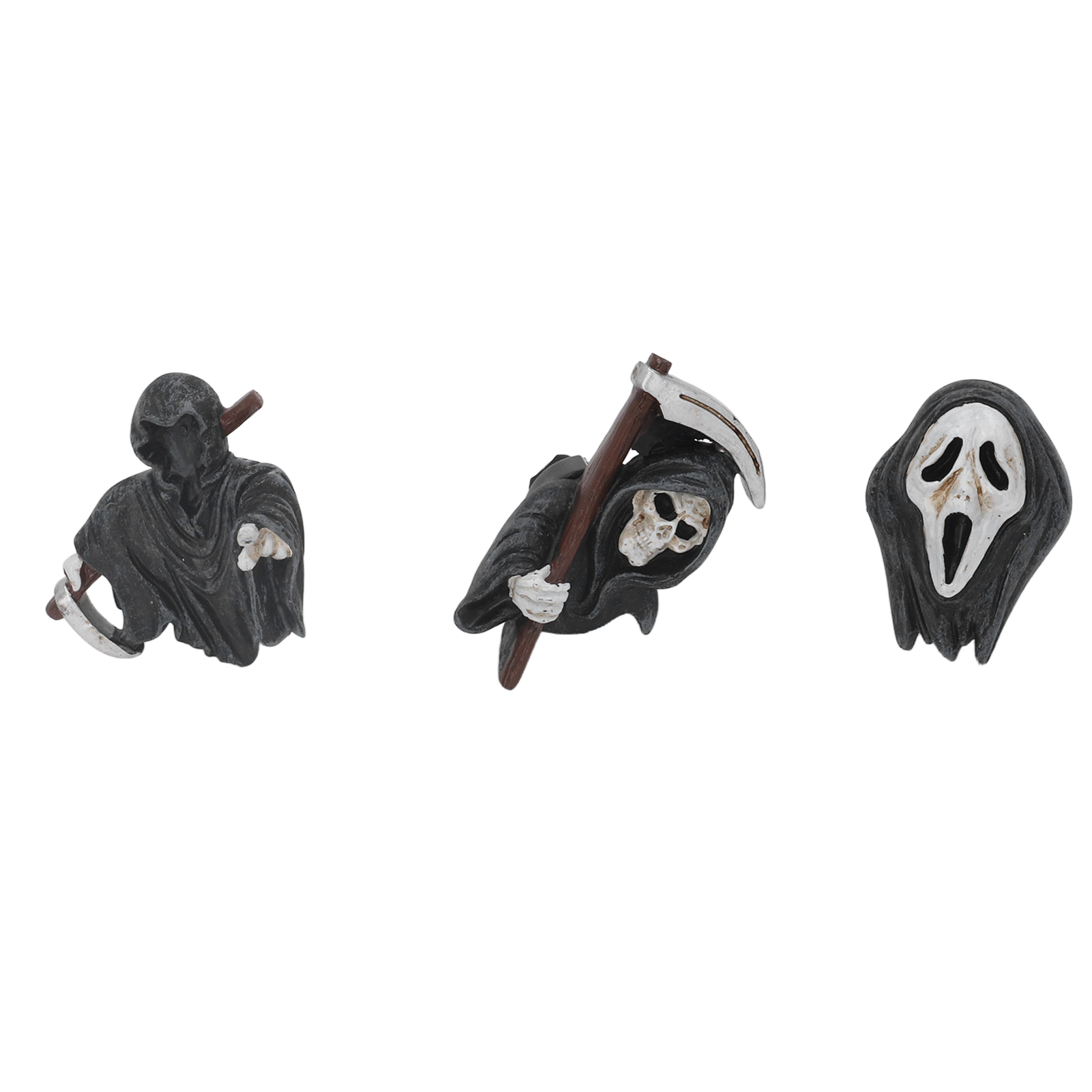 Set Mit 3 Niedlichen Totenkopf-autodekorationen, Ideal Für Halloween, Zuhause Oder Partys. Angenehmer Duft.