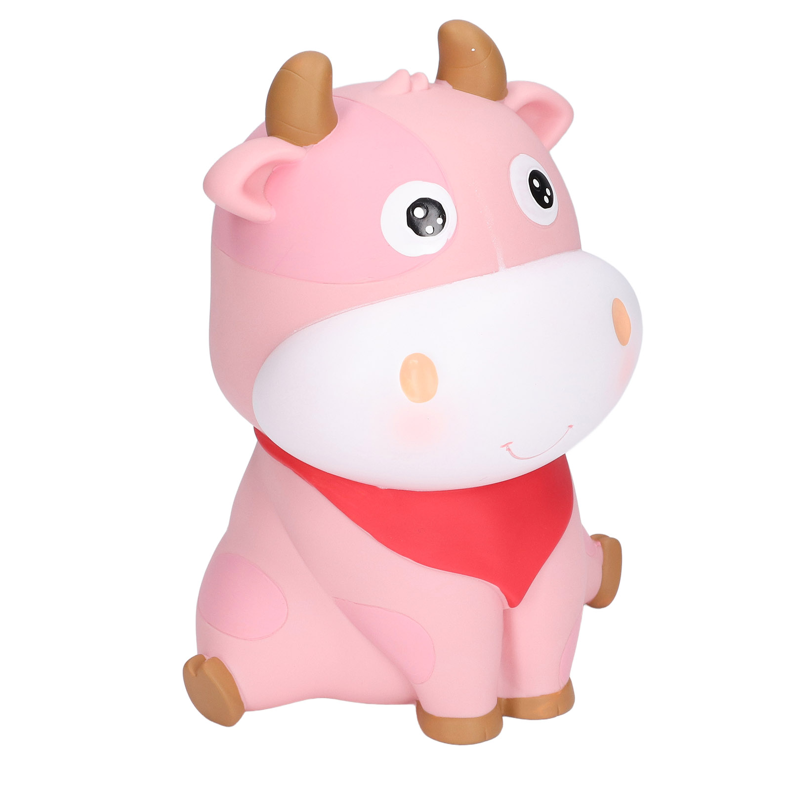 Großvolumiges Sparschwein, Niedliches Kuhmotiv, Klare Linien, Handbemalt, Ideal Zum Aufbewahren Von Münzen, Als Dekoration Oder Geschenk.