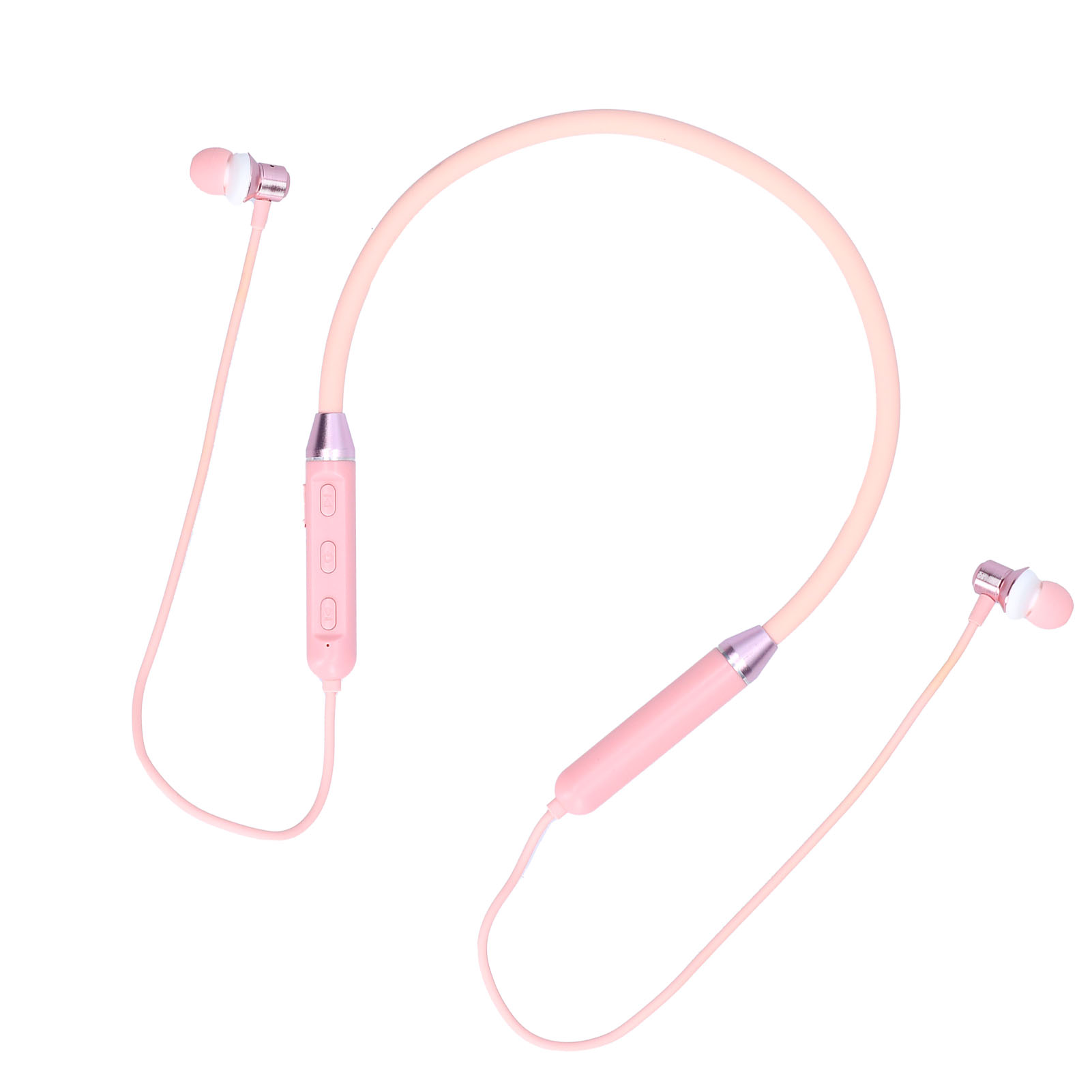 Bluetooth 5.1 Nackenbügel-kopfhörer, Kabellos, Mit Geräuschunterdrückung, Für Sport Und Mobiltelefone, Pink