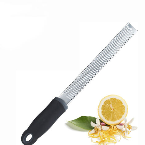 Bunthaus Zitruszester Und Manuelle Käsereibe, Feine Reibe Für Parmesan, Zitrone, Kokosnuss, Muskatnuss, Schokolade Und Mehr, 32 Cm, Scharfe Edelstahlklingen