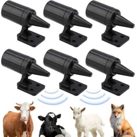 Bunthaus 6er-pack Ultraschall-wildtierpfeife, Wildschweinabwehrpfeife Fürs Auto, Wildschweinabwehr, Effektiver Ultraschall Gegen Tiere Am Straßenrand