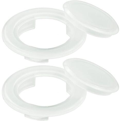Bunthaus Stück Tisch-schirmringe Mit Kappe, Schirmloch, Schirm-tischring Aus Kunststoff, Perforierter Ring, 4,25 Cm Tisch, Innendurchmesser, Schirmloch