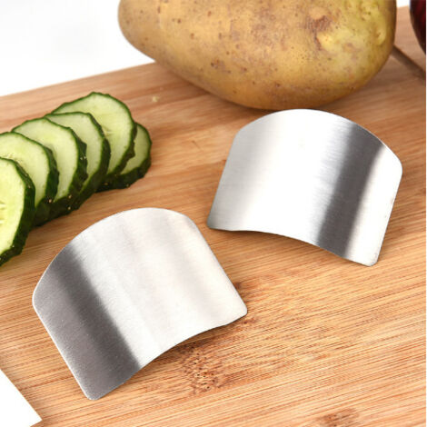 Bunthaus Stück Fingerschutzhülle Aus Edelstahl, Sicherheitszubehör Für Das Schneiden In Der Küche, Zum Schneiden Von Obst Und Gemüse, Zum Schutz Der Finger (2 Ausführungen)