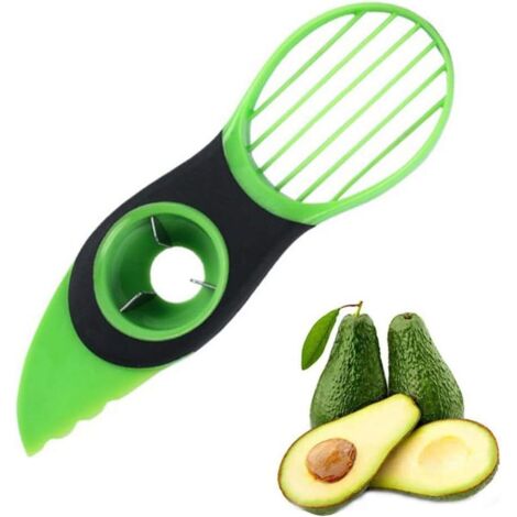 Bunthaus 3-in-1-avocadoschneider, Avocado-schneidmesser, Avocado-schälmesser, Küchenhelfer Zum Entkernen Von Shea-kern-butter, Obstschälmaschine
