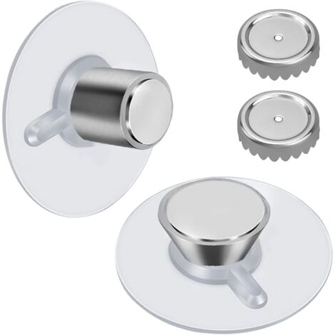 Bunthaus 2 Stück Magnetische Seifenschale, Leistungsstarke Befestigung, Wand-seifenschale Aus Edelstahl, Magnetische Seifenschale