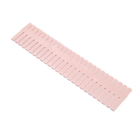 Bunthaus Verstellbarer Schubladen-organizer, 8 Stück, Verstellbarer Gitter-schubladenteiler, Kunststoff-schubladenteiler Für Unterwäsche, Socken, Kosmetik, Bürobedarf, Pink, 37 X 7 Cm