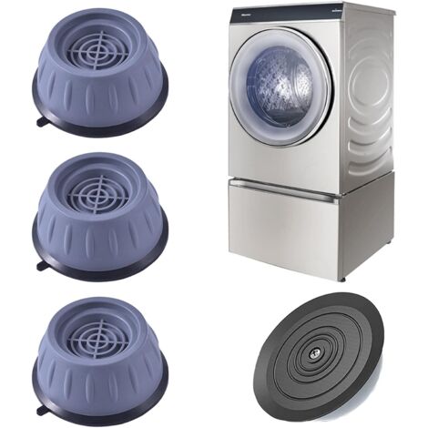 Bunthaus Waschmaschinen-pad, 4 Stück Waschmaschinenfuß Mit Gummipolster, Anti-vibrations-waschmaschinenfuß Für Waschmaschinen Und Trockner, Anti-vibrations-waschmaschinen-pads