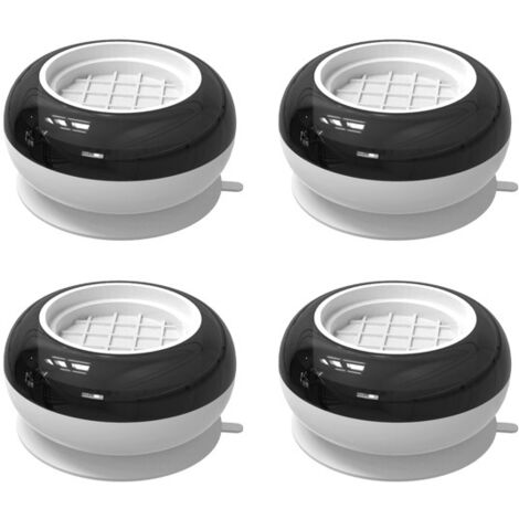 Bunthaus Stück Anti-vibrations-waschmaschinenmatte, Anti-vibrations-gummi-waschmaschinenunterstützung, Universelle Vibrationsdämpfer Für Waschmaschine Und Trockner (weiß)