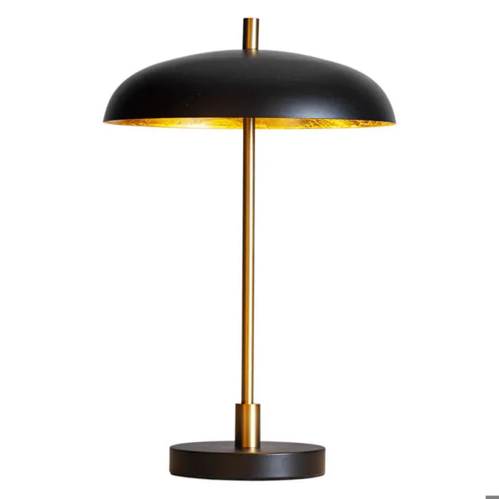Lampe By-rydens Shelby Metall Schwarz Und Gold 4w