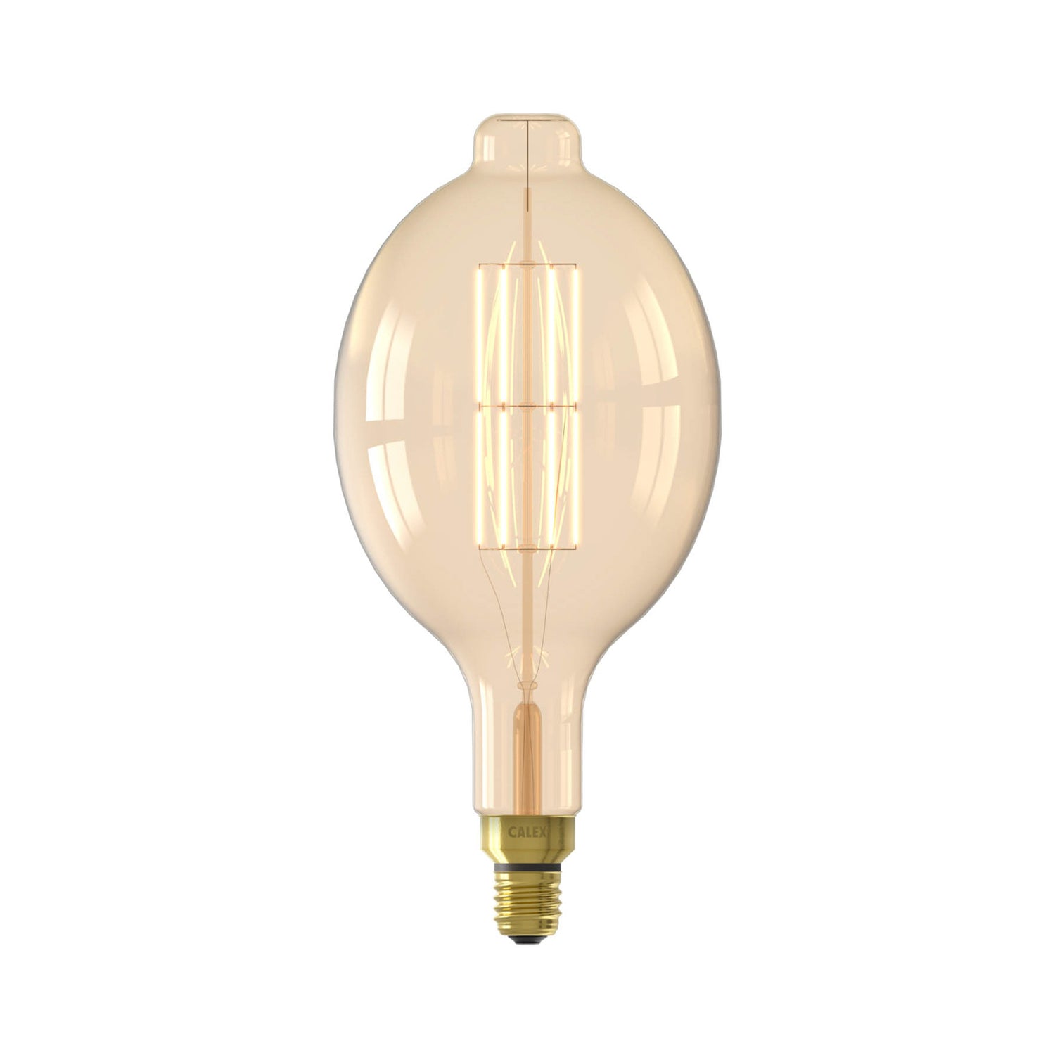 [neuwertig] B-ware Calex Leuchtmittel Lampe Led E27 Colosseum Filament Glas Gold Dimmbar Warmweiß