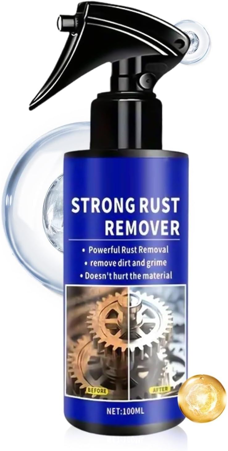 Rostentferner-spray 100 Ml – Kraftvoller Rostentferner Für Metall Starke Schutzformel Schnelle Reinigung Geeignet Für Limousinen, Suvs, Motorräder Und Wohnmobile Wartung Und Reparatur Von Privatfa