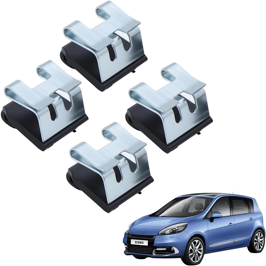 4 Stück Heck-sonnenschutz-haken, Kompakt Und Tragbar, Scenic 3 Sonnenschutz, Für Hecktür-fenstervorhang, Ersatzteil 964000020r, Kompatibel Mit Renault Scenic 3 Mk3
