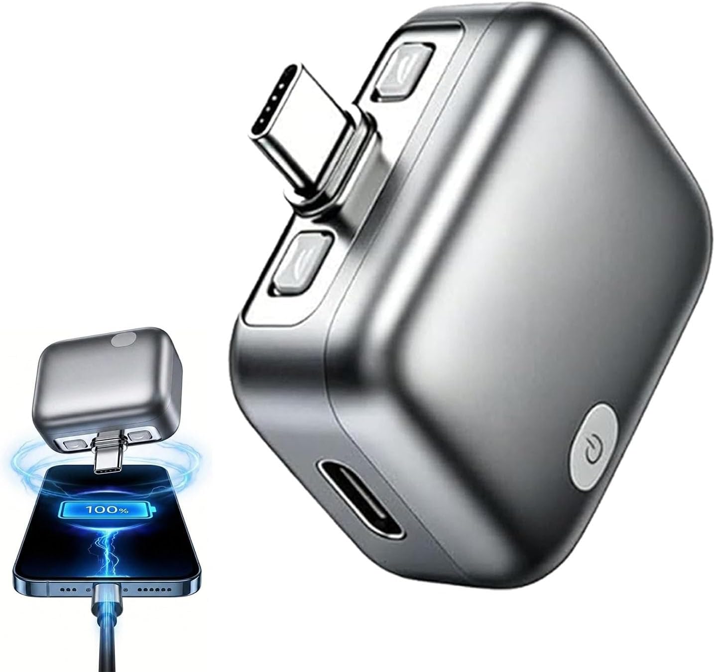 Smart Auto Stop Ladeadapter, Voll Aufgeladener Separator, Intelligenter Stromabschaltschutz, Universeller Schnelllade-sicherheitsadapter Für Smartphones, Tablets Und Usb-geräte (1 Stück)