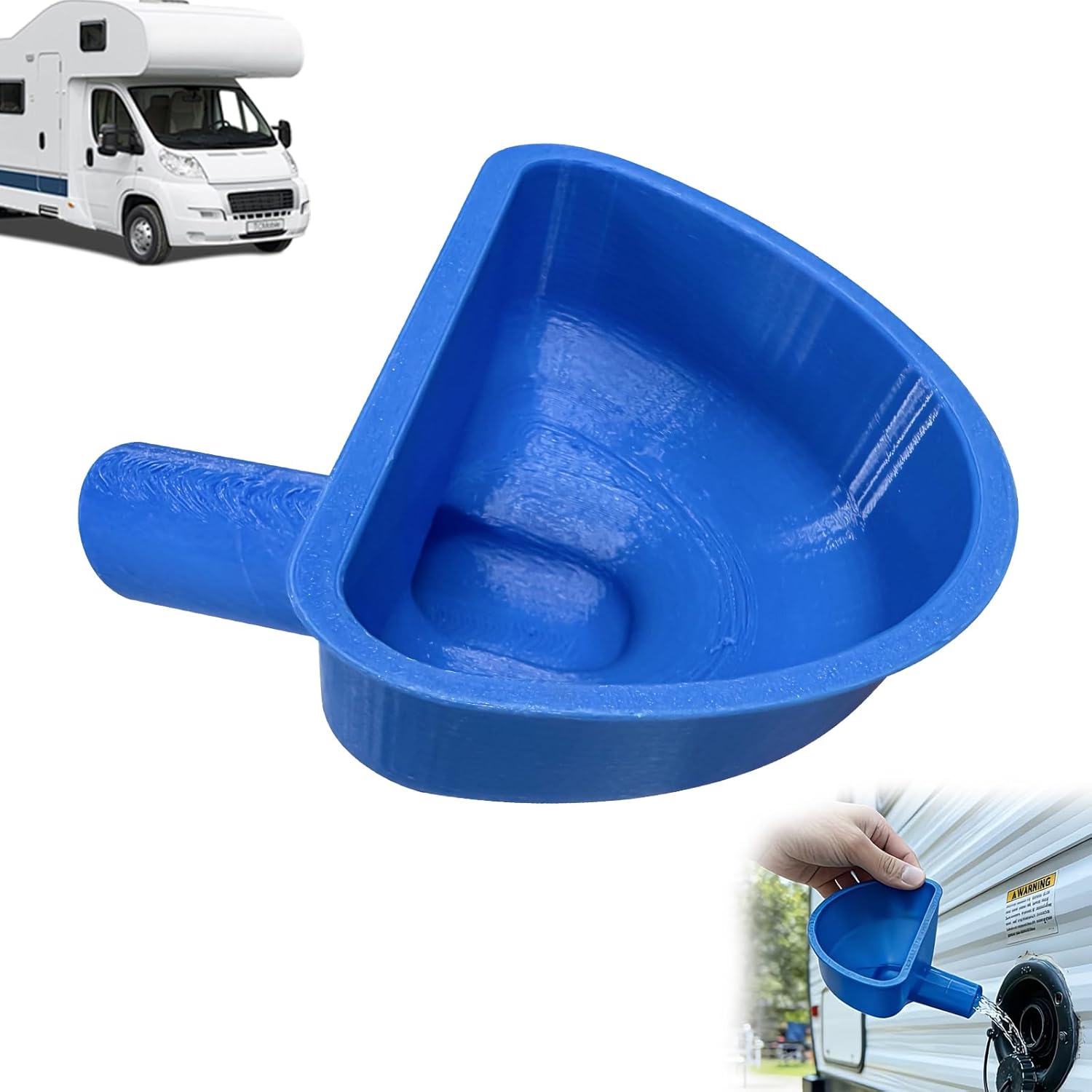 Wohnmobil-wassereinfüllstutzen Mit Überlaufschutz, Großer Wassertrichter Für Wassertank, Auslaufsicherer Einfülltrichter Für Wassertanks, Wohnmobil-zubehör