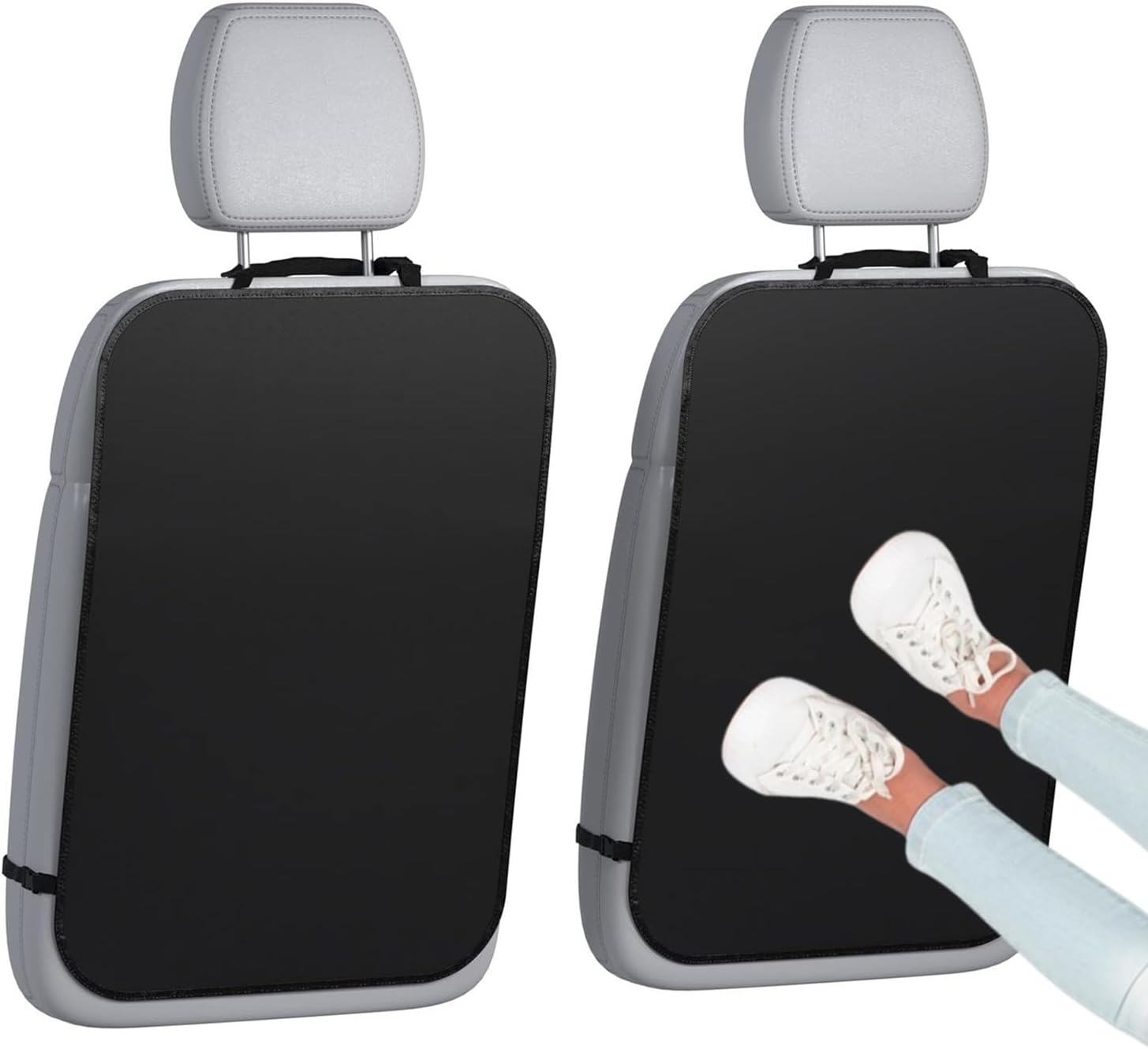 Auto-rückenlehnenschutz, 2er-pack, 45 X 60 Cm, Autositzschutz Für Kinder, Rücksitze Und Kinderautos, Wasserdicht Und Leicht Zu Reinigen