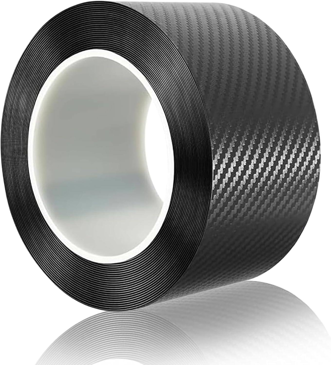 Carbon-autoaufkleber, 5 Cm X 5 M, 3d-carbonfaser-aufkleber, Autotürschwellenschutz, Kratzfest, Wasserdicht, Für Die Meisten Autos Geeignet