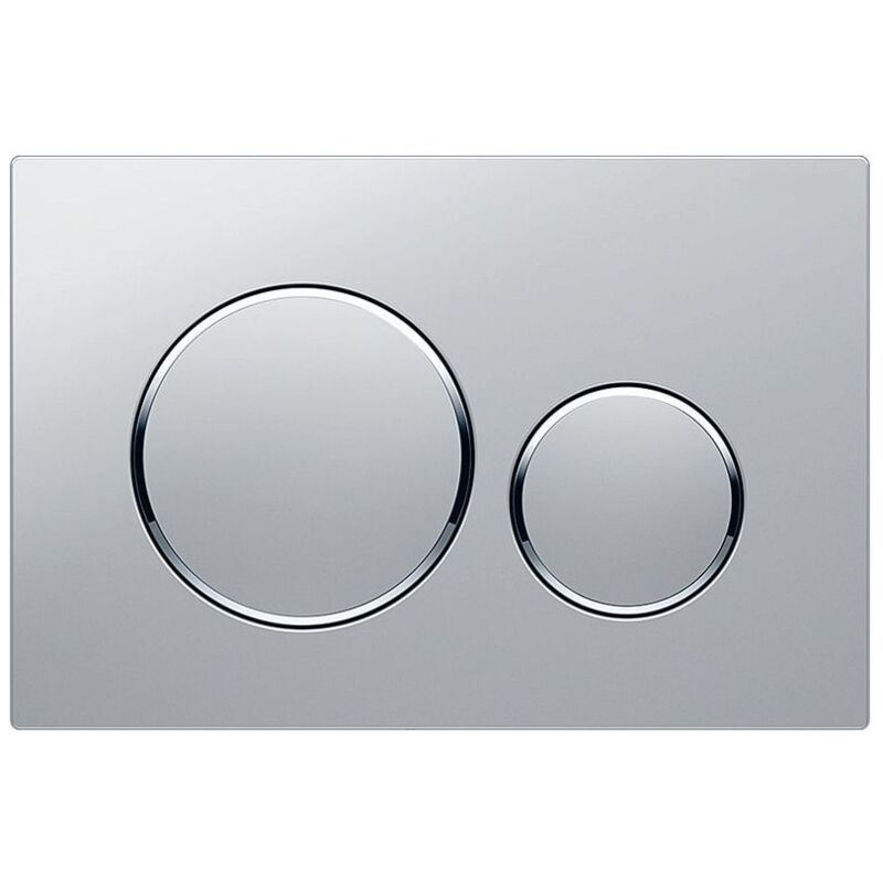 Geeignet Für Geberit Sigma20 Double-touch-abzugsplatte, Chrom Matt / Glänzend (115.882.jq.1)