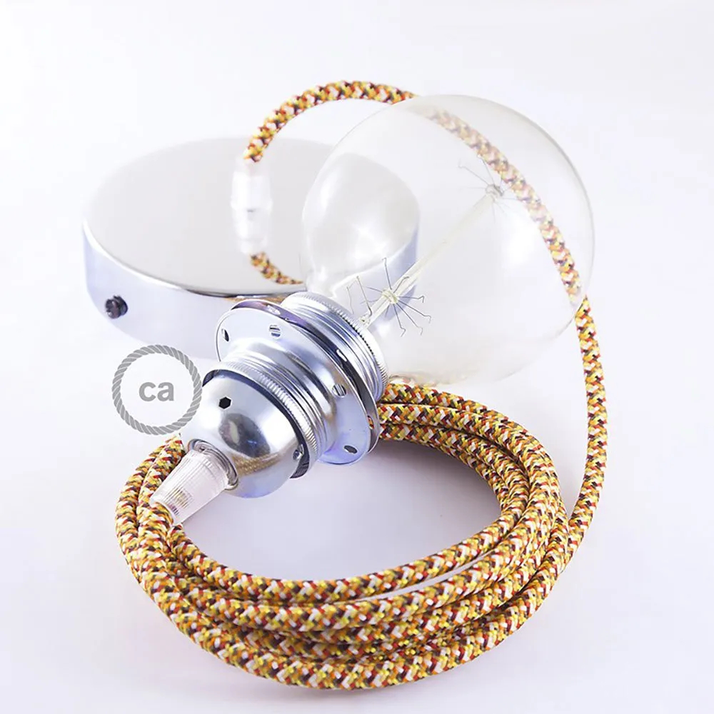Hängeleuchte Creative Cables Rx01 Pixel Kupfer 1 M