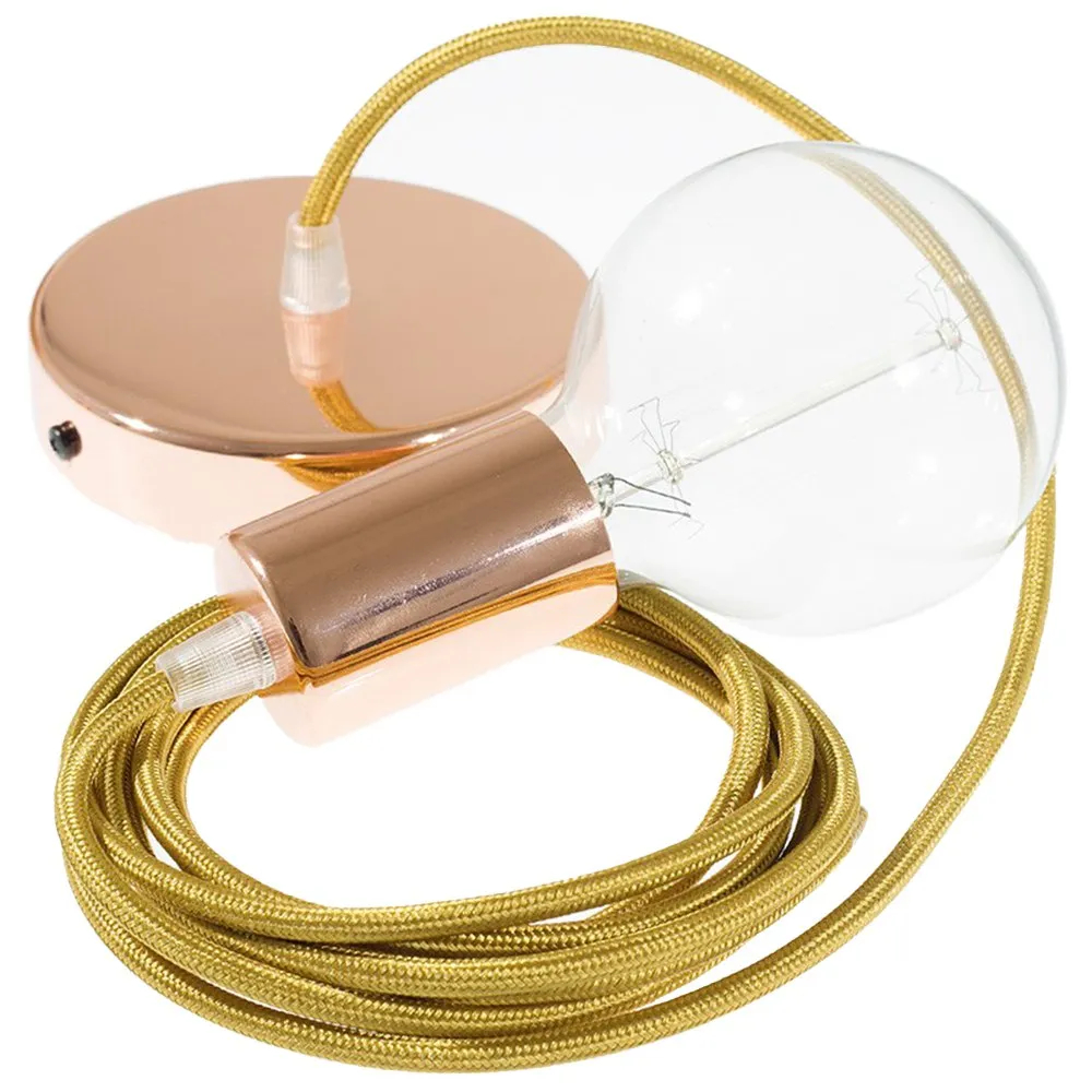 Leuchte Creative-cables Rm05 53w Porzellan Gold
