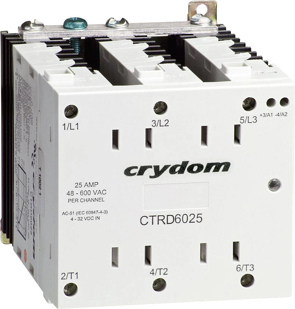[neuwertig] B-ware Crydom Halbleiterrelais Ctrd6025 Last Strom Max.: 25 A Schaltspannung: 600 V/ac