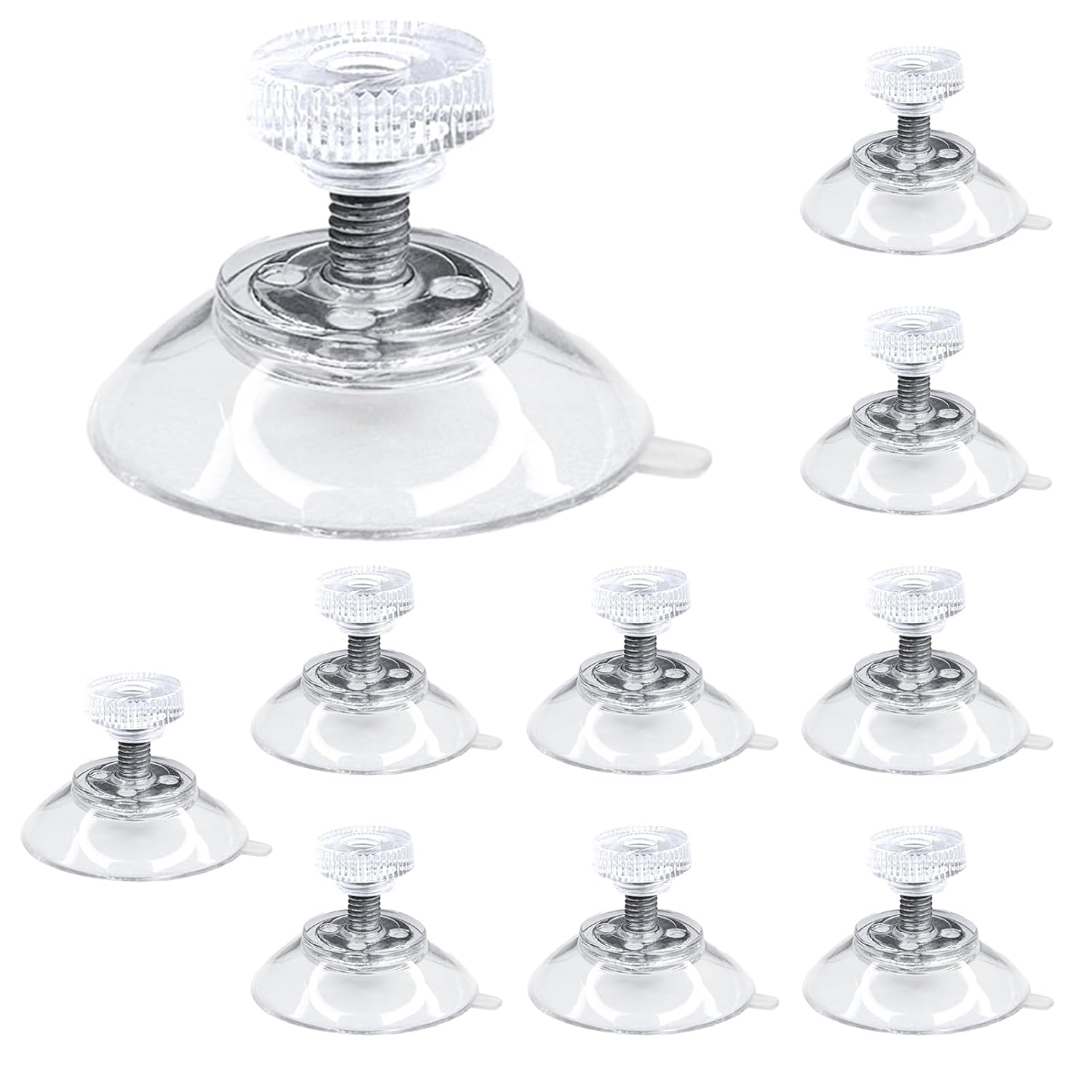 10 Stück Saugnäpfe, Fenstersaugnäpfe, Saugnäpfe, Universal-saugnäpfe, Glastisch-saugnäpfe, Mini-saugnäpfe, Saugnäpfe, Sonnenschutz-saugnäpfe, Nummernschild-saugnäpfe, Für Glas, Fliesen, Pvc (38 Mm)