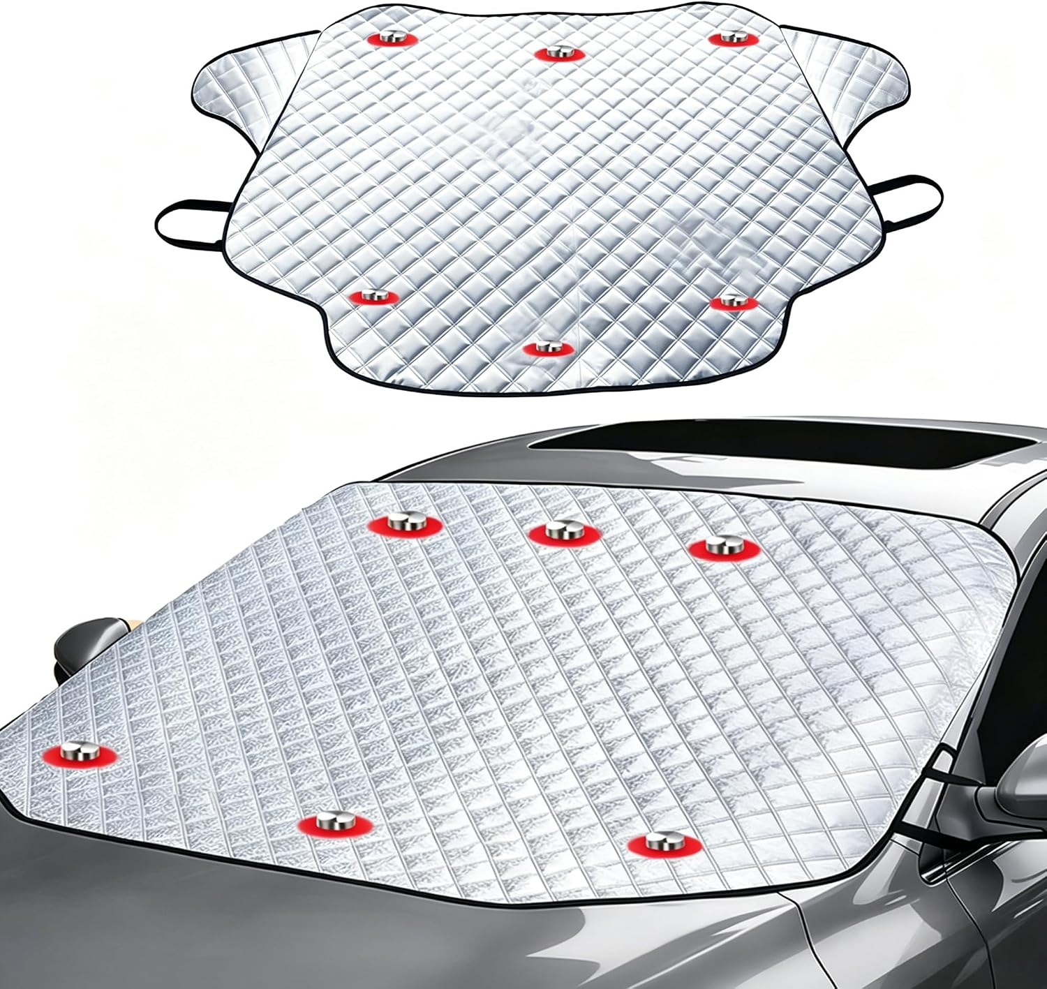 Sonnenschutzblende Für Die Windschutzscheibe, Außen-sonnenschutzblende Für Autos, Sonnenschutzabdeckung Für Sommerlichen Sonnenschutz, Universalgröße 193 × 126 Cm