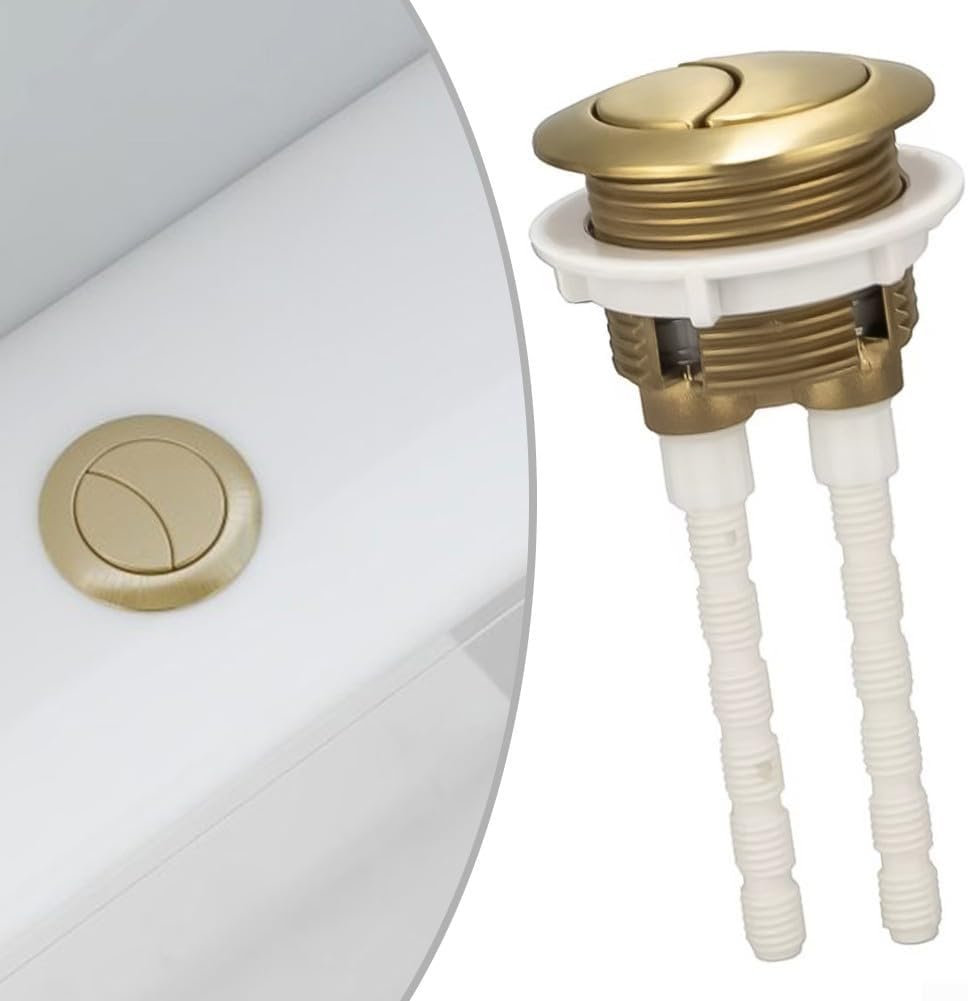 Zweimengenspülkasten – Spülknopf In Gebürstetem Gold – 38-mm-spülknopf – Zubehör