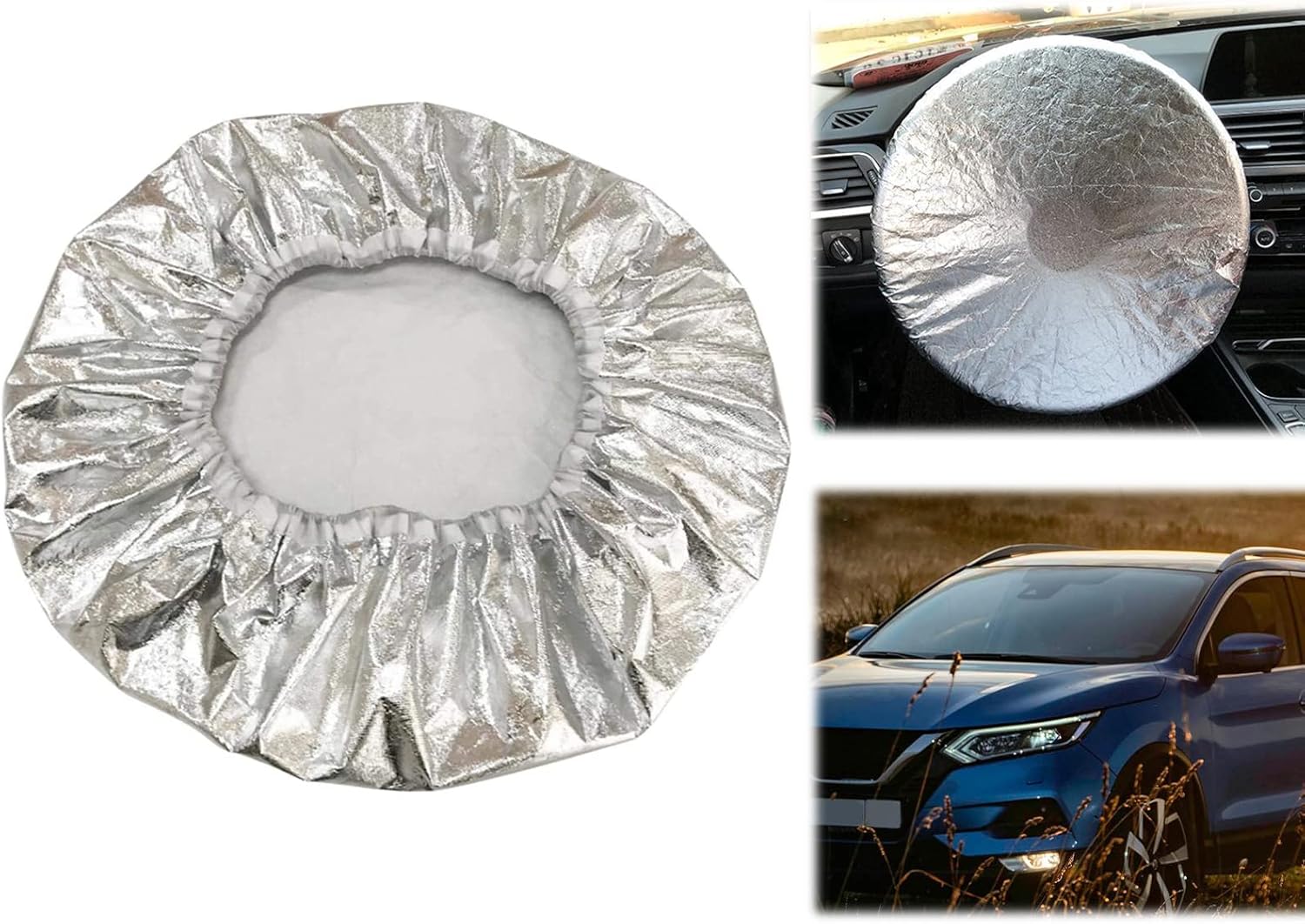 Sonnenschutz Fürs Auto, Lenkrad-sonnenschutz, Schutzabdeckung Für Fahrzeuge, Lenkrad-sonnenschutz, 50 Cm Durchmesser