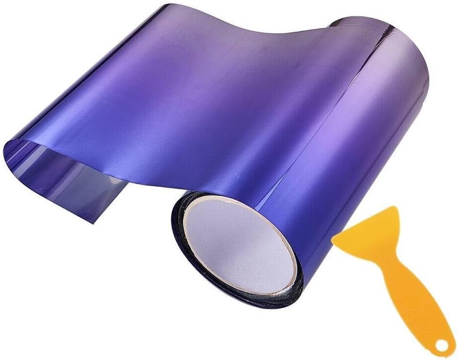 Auto-windschutzscheibenaufkleber, Sonnenblendenstreifen Mit Uv-schutzbanner (lila) - 20 Cm X 150 Cm