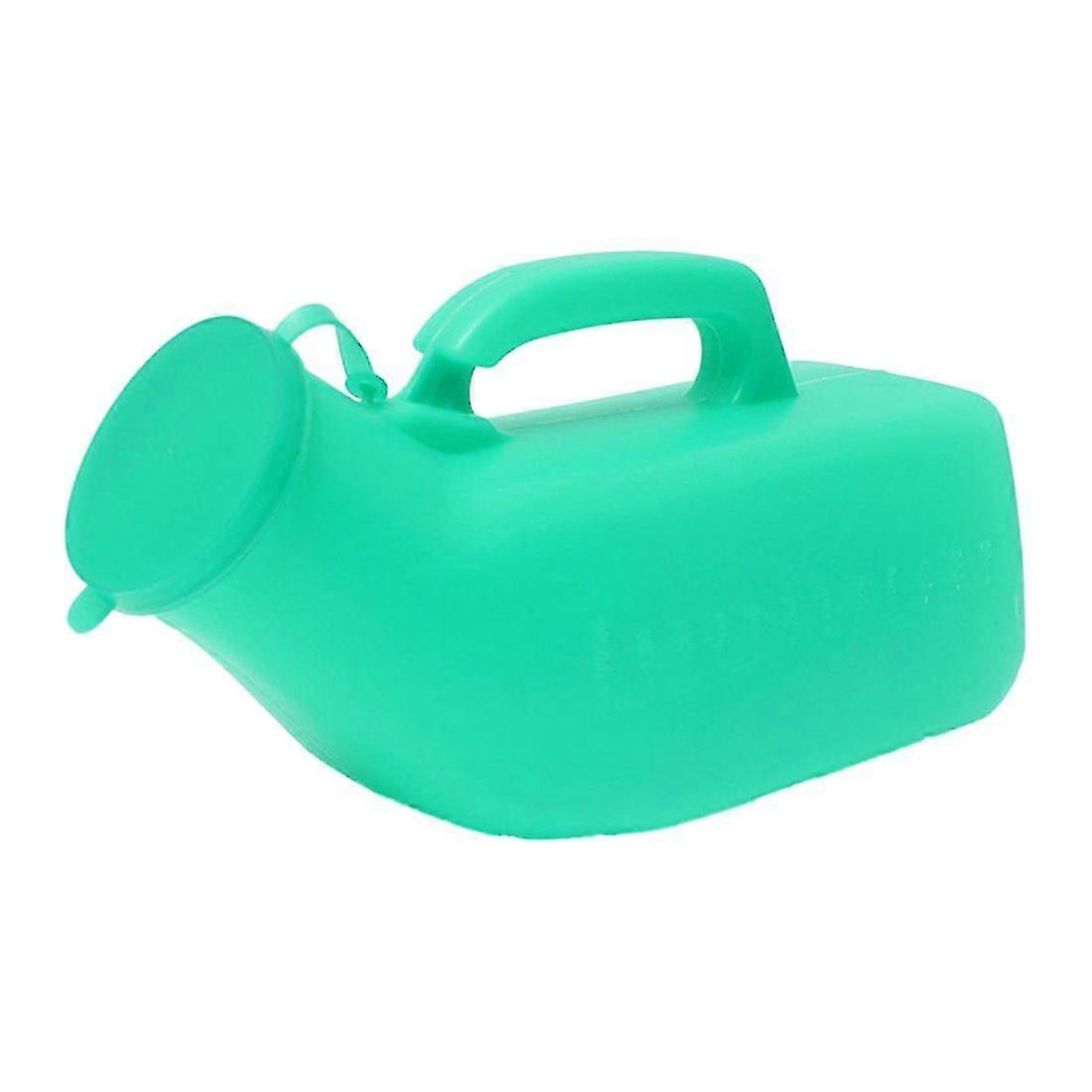 Urinflasche Für Männer Mit Autoklavierbarem Deckel, 1,2 L, Grün, Ideal Für Reisen Und Camping. Geeignet Für Patienten Aller Altersgruppen.