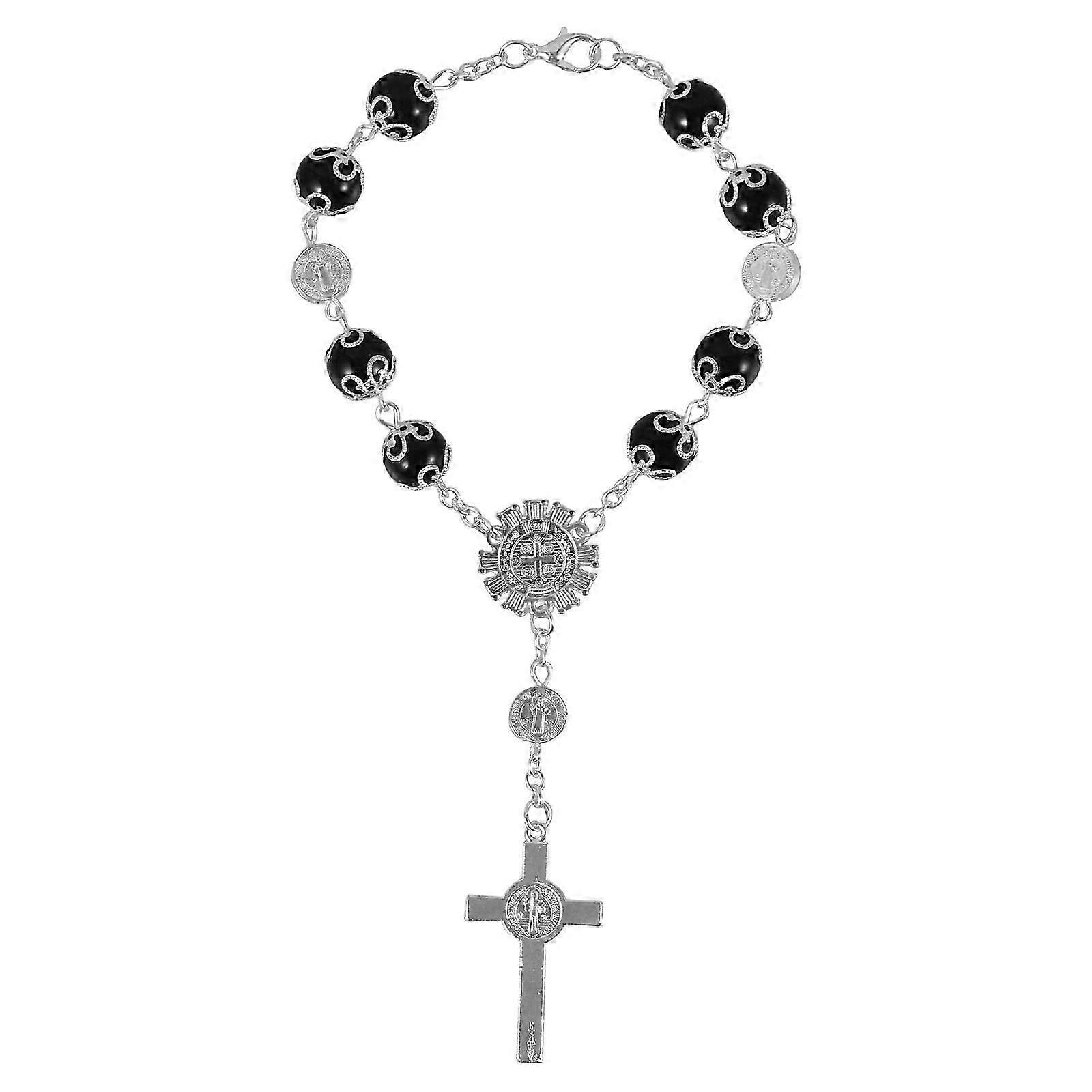Bracelet Chapelet, Bracelet De Perles De Prière, Accessoire À Suspendre Au Rétroviseur De Voiture, Bon