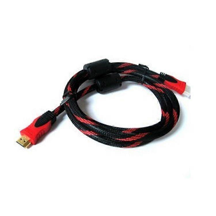 1,5 M Langes Hd-hdmi-kabel Mit Doppelring Und Doppelgeflecht, 1080p-kompatibel, Vergoldet.