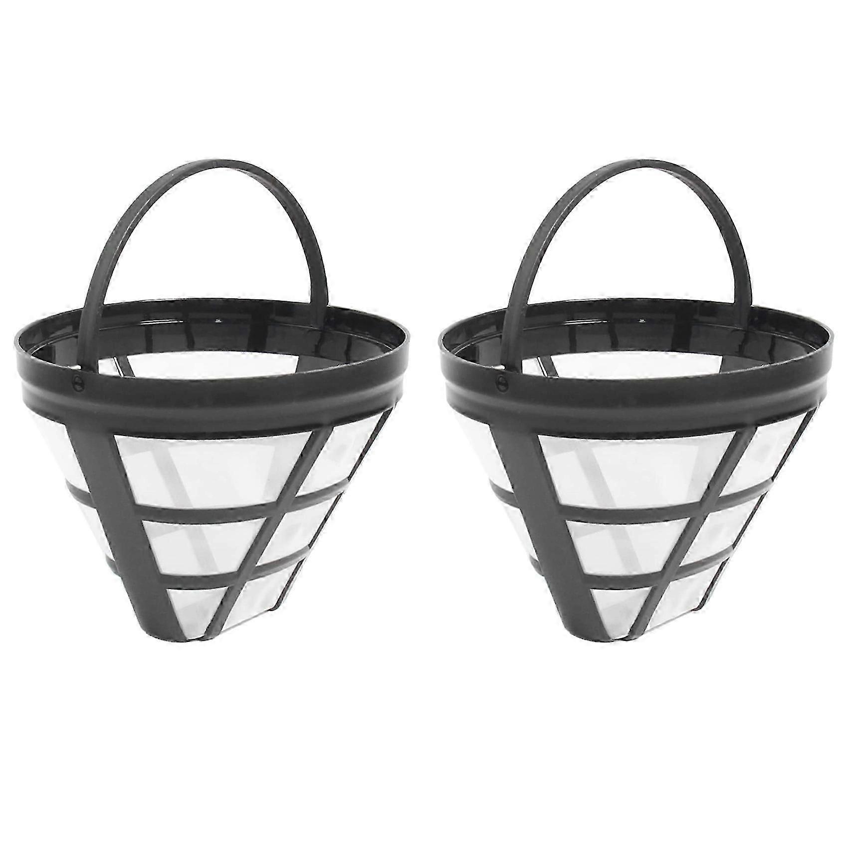 Packung Mit 2 Wiederverwendbaren Kaffeefiltern Nr. 4 Für Ninja Filters Kaffeemaschinen, Kompatibel Mit Filterkaffeemaschinen Für 8 Bis 12 Tassen.