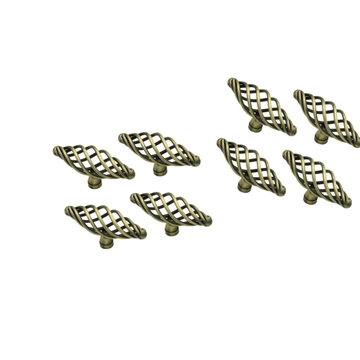 Set Mit 8 Schrankgriffen Im Vogelkäfig-stil Für Schränke, Kommoden, Schubladen, Kleiderschränke, Bücherregale, Beschläge